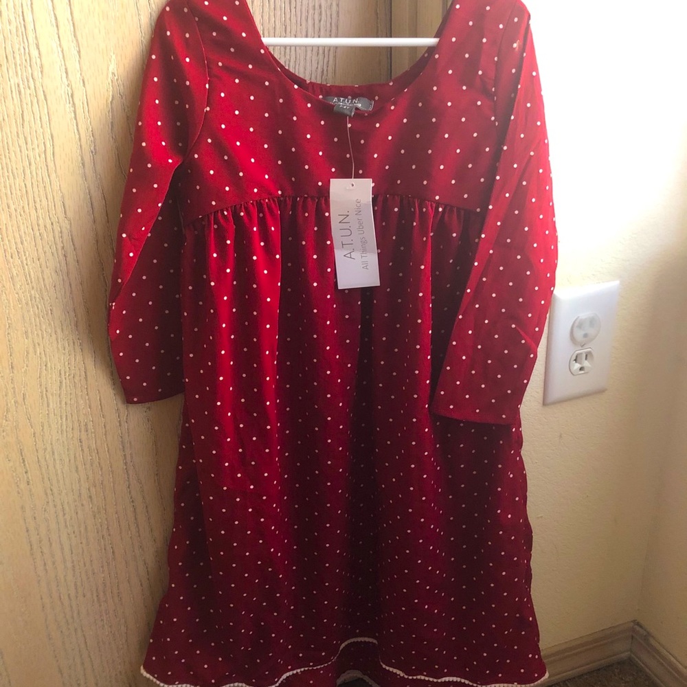 A.T.U.N. Girls Polka Dot Dress